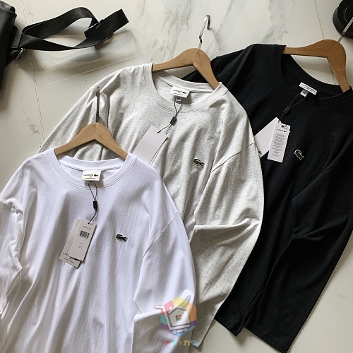 חולצת שרוול ארוך Lacoste, לבנה, אפורה או שחורה, תמונה 7