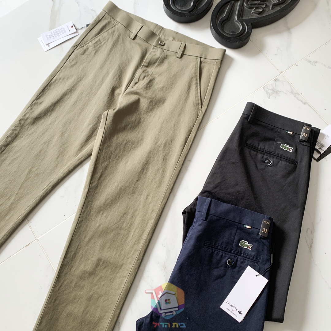 Lacoste Chinohose, Khaki, Marine oder Schwarz