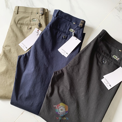 מכנסי צ'ינו Lacoste, חאקי, כחול כהה או שחור, תמונה 9