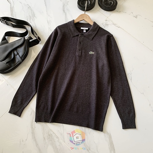 פולו סרוג בשרוול ארוך Lacoste, בחמישה גוונים, תמונה 2