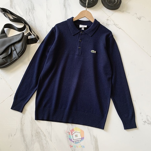 פולו סרוג בשרוול ארוך Lacoste, בחמישה גוונים, תמונה 9