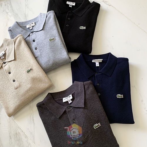 פולו סרוג בשרוול ארוך Lacoste, בחמישה גוונים, תמונה 13
