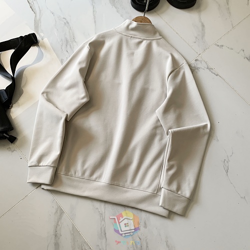 סווטשירט רבע רוכסן Lacoste עם צווארון עומד, כחול כהה, שחור או שמנת, תמונה 2