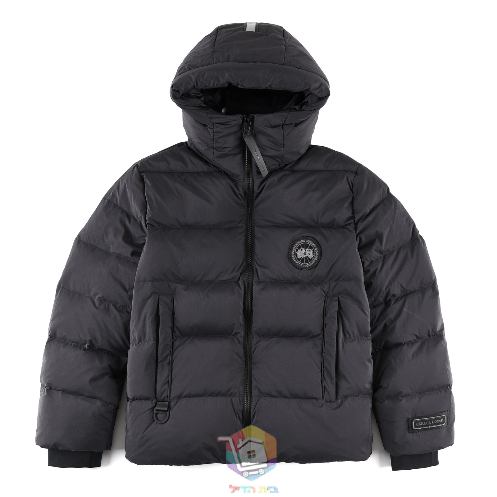 Canada Goose Daunenjacke mit Kapuze, Taupe oder Schwarz