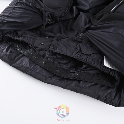 מעיל פוך Canada Goose עם קפוצ'ון, חום אפרפר או שחור, תמונה 2