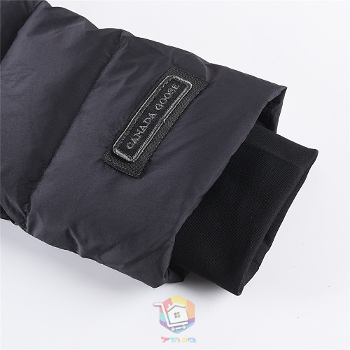 מעיל פוך Canada Goose עם קפוצ'ון, חום אפרפר או שחור, תמונה 7