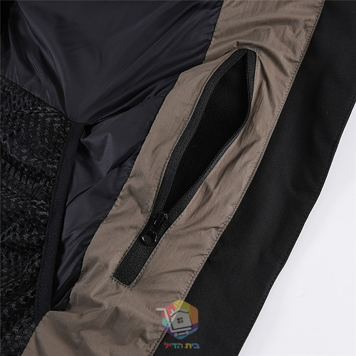 מעיל פוך Canada Goose עם קפוצ'ון, חום אפרפר או שחור, תמונה 12