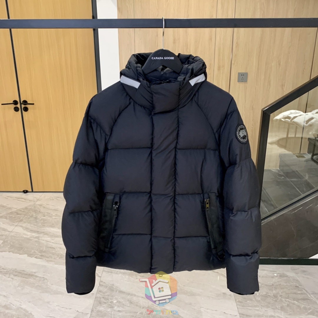 Canada Goose Junction Parka mit Kapuze, Schwarz, Weiß oder Zartrosa