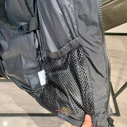 מעיל פוך Canada Goose Junction Parka עם קפוצ'ון, שחור, לבן או ורוד חיוור, תמונה 10