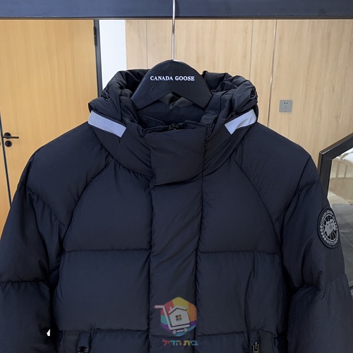 מעיל פוך Canada Goose Junction Parka עם קפוצ'ון, שחור, לבן או ורוד חיוור, תמונה 13