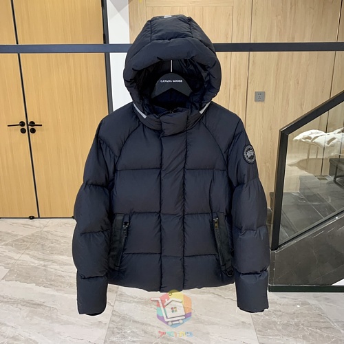 מעיל פוך Canada Goose Junction Parka עם קפוצ'ון, שחור, לבן או ורוד חיוור, תמונה 14