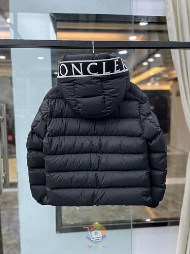 מעיל פוך קצר Moncler Cardere עם קפוצ'ון, שחור, תמונה 9