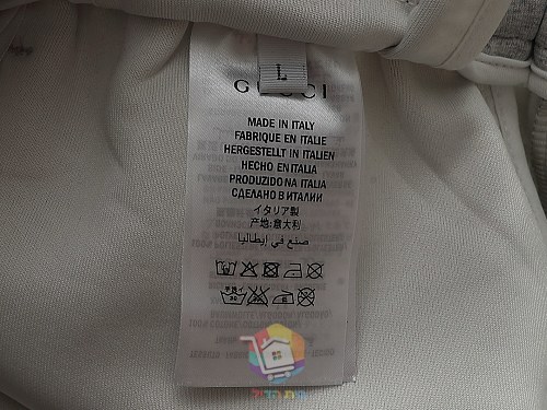 מכנסי טרנינג Gucci עם פס לוגו בצד, אפור או שחור, תמונה 10
