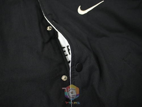ז'קט Nike x Stüssy Reversible Varsity דו-צדדי, שחור ושמנת או ירוק זית וכתום, תמונה 11