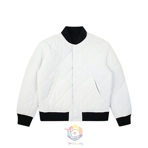 ז'קט Nike x Stüssy Reversible Varsity דו-צדדי, שחור ושמנת או ירוק זית וכתום, תמונה 15