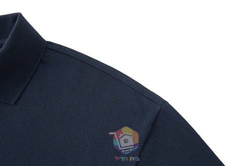 פולו כותנה בשרוול ארוך Prada Long-Sleeved Cotton Polo Shirt, כחול כהה, תמונה 2