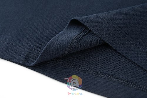 פולו כותנה בשרוול ארוך Prada Long-Sleeved Cotton Polo Shirt, כחול כהה, תמונה 4