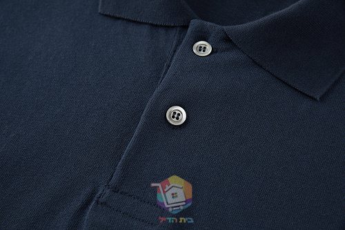 פולו כותנה בשרוול ארוך Prada Long-Sleeved Cotton Polo Shirt, כחול כהה, תמונה 7