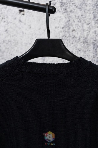סוודר Louis Vuitton LV Tools Embroidered Crewneck שחור עם רקמות כלי עבודה, תמונה 8