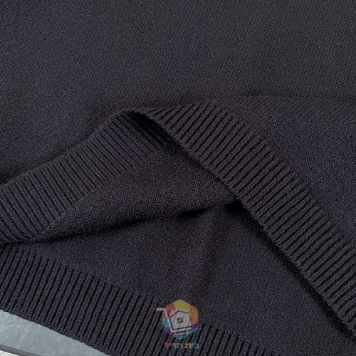 סוודר Fendi עם לוגו גדול בסריגה, שחור או שמנת, תמונה 12