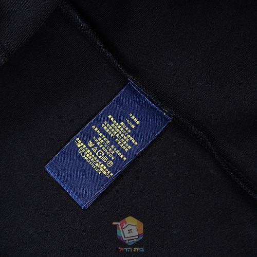 חולצת שרוול ארוך Polo Ralph Lauren עם לוגו רקום קטן, לבנה או שחורה, תמונה 4