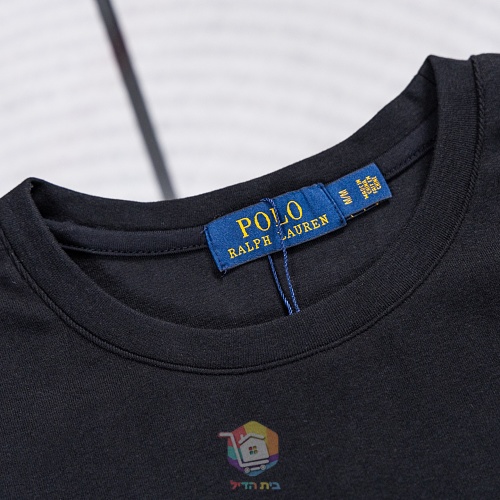 חולצת שרוול ארוך Polo Ralph Lauren עם לוגו רקום קטן, לבנה או שחורה, תמונה 7