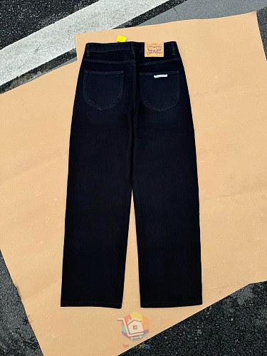 ג'ינס Chrome Hearts שחור עם טלאי לוגו, צבעוניים או לבנים, תמונה 21