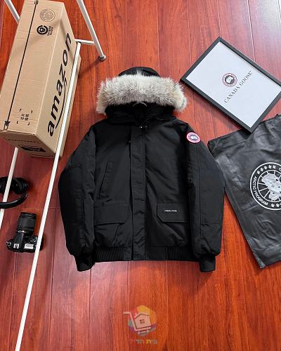 מעיל Canada Goose Chilliwack Bomber עם קפוצ'ון בשוליים פרוותיים, בחמישה גוונים, תמונה 5