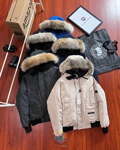 מעיל Canada Goose Chilliwack Bomber עם קפוצ'ון בשוליים פרוותיים, בחמישה גוונים, תמונה 18