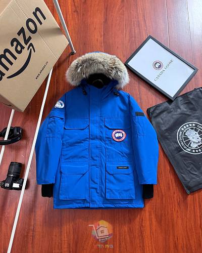 מעיל פרקה Canada Goose Expedition Parka עם קפוצ'ון בשוליים פרוותיים, בשמונה גוונים, תמונה 13