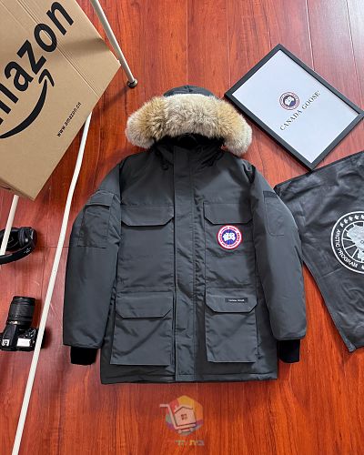 מעיל פרקה Canada Goose Expedition Parka עם קפוצ'ון בשוליים פרוותיים, בשמונה גוונים, תמונה 16