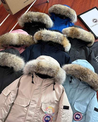 מעיל פרקה Canada Goose Expedition Parka עם קפוצ'ון בשוליים פרוותיים, בשמונה גוונים, תמונה 32