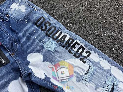 DSQUARED2 Jeans in zwei Varianten, mit Rissen und Prints 8