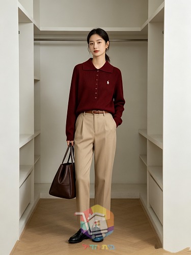 Polo Ralph Lauren Strick-Poloshirt für Damen in elf Farben 47