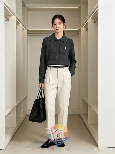 Polo Ralph Lauren Strick-Poloshirt für Damen in elf Farben 49