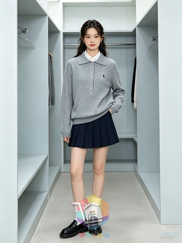 Polo Ralph Lauren Strick-Poloshirt für Damen in elf Farben 52
