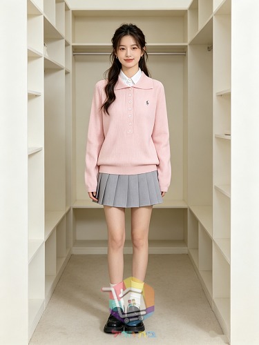 Polo Ralph Lauren Strick-Poloshirt für Damen in elf Farben 54