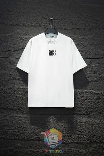 Miu Miu Oversize-T-Shirt in Schwarz und Weiß 9