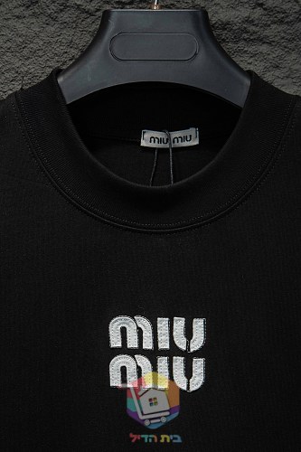 Miu Miu Oversize-T-Shirt in Schwarz und Weiß 16