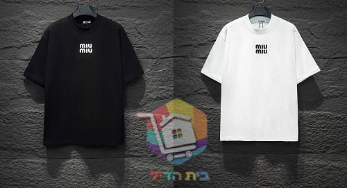 Miu Miu Oversize-T-Shirt in Schwarz und Weiß 19