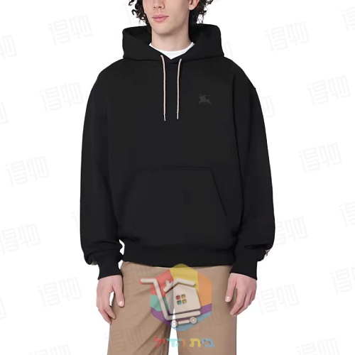 Hoodie Burberry mit Kordelzug in Karo, zwei Farben 3