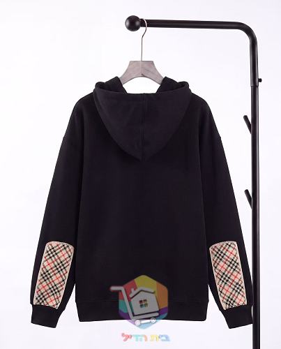 Hoodie Burberry mit Kordelzug in Karo, zwei Farben 21