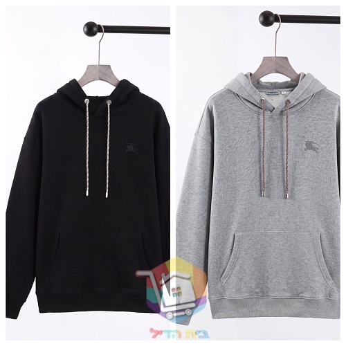 Hoodie Burberry mit Kordelzug in Karo, zwei Farben 23