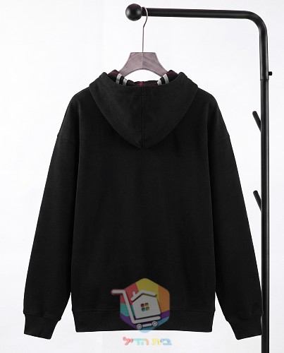 Hoodie Burberry mit Karofutter in der Kapuze, zwei Farben 10