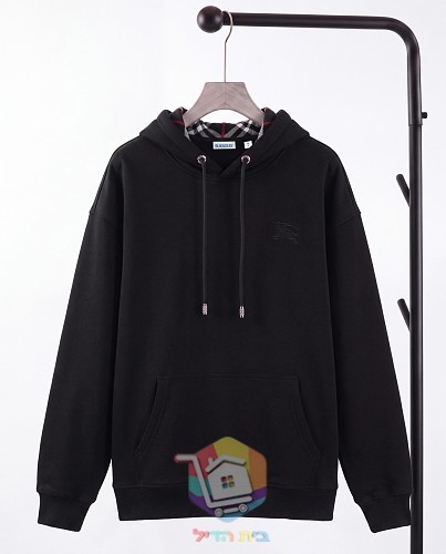 Hoodie Burberry mit Karofutter in der Kapuze, zwei Farben