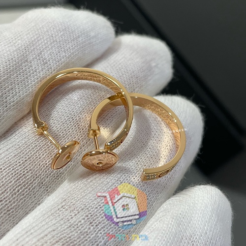 עגילי חישוק Cartier Love בשלושה גוונים 3
