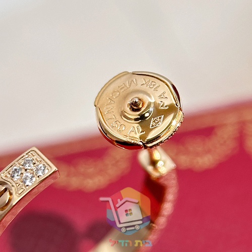 עגילי חישוק Cartier Love בשלושה גוונים 22