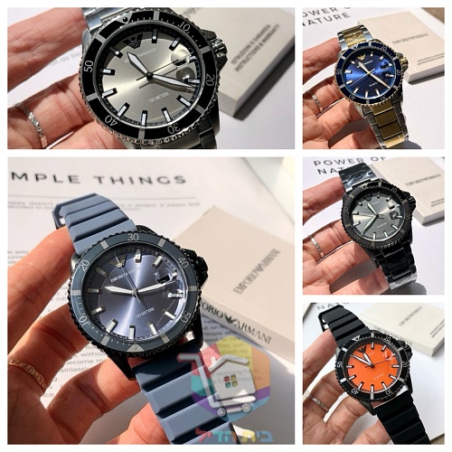 שעון Emporio Armani בסגנון צלילה, 42 מ"מ, חמש גרסאות 41