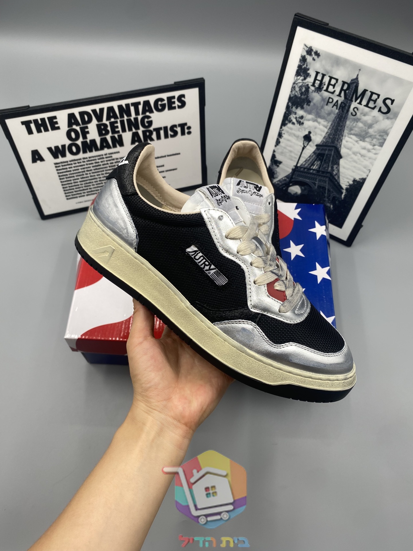 Sneaker Autry Medalist mit vernähter Gummisohle
