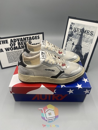 Sneaker Autry Super Vintage aus Mesh und Leder 8